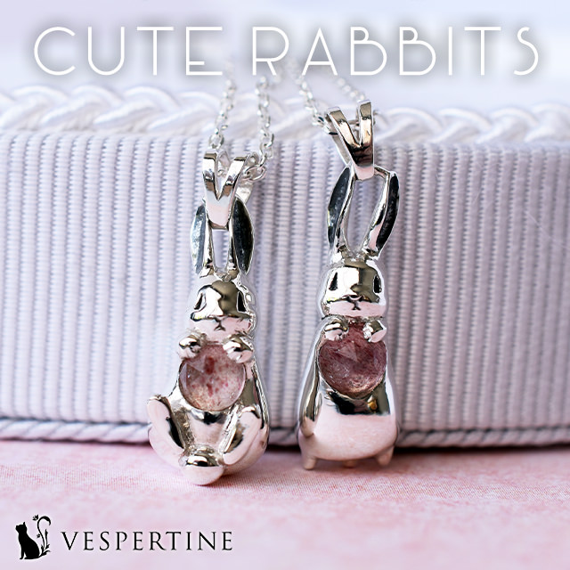 うさぎのネックレス